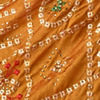 Mustard Yellow Art Silk Saree with Stone Work